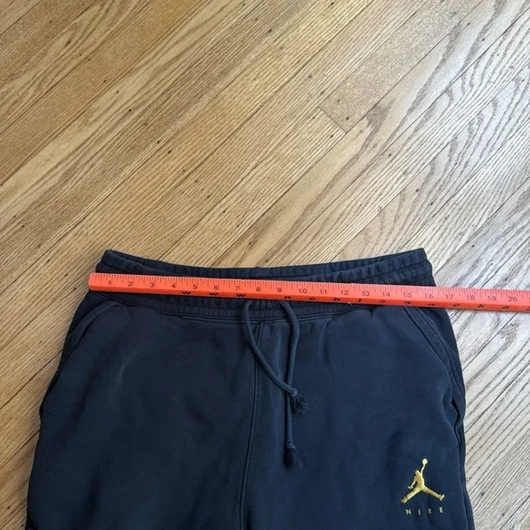 Nike Jordan Jumpman Jogger Sweatpants Black Gold Logo NBA World L Large - Picture 6 of 14